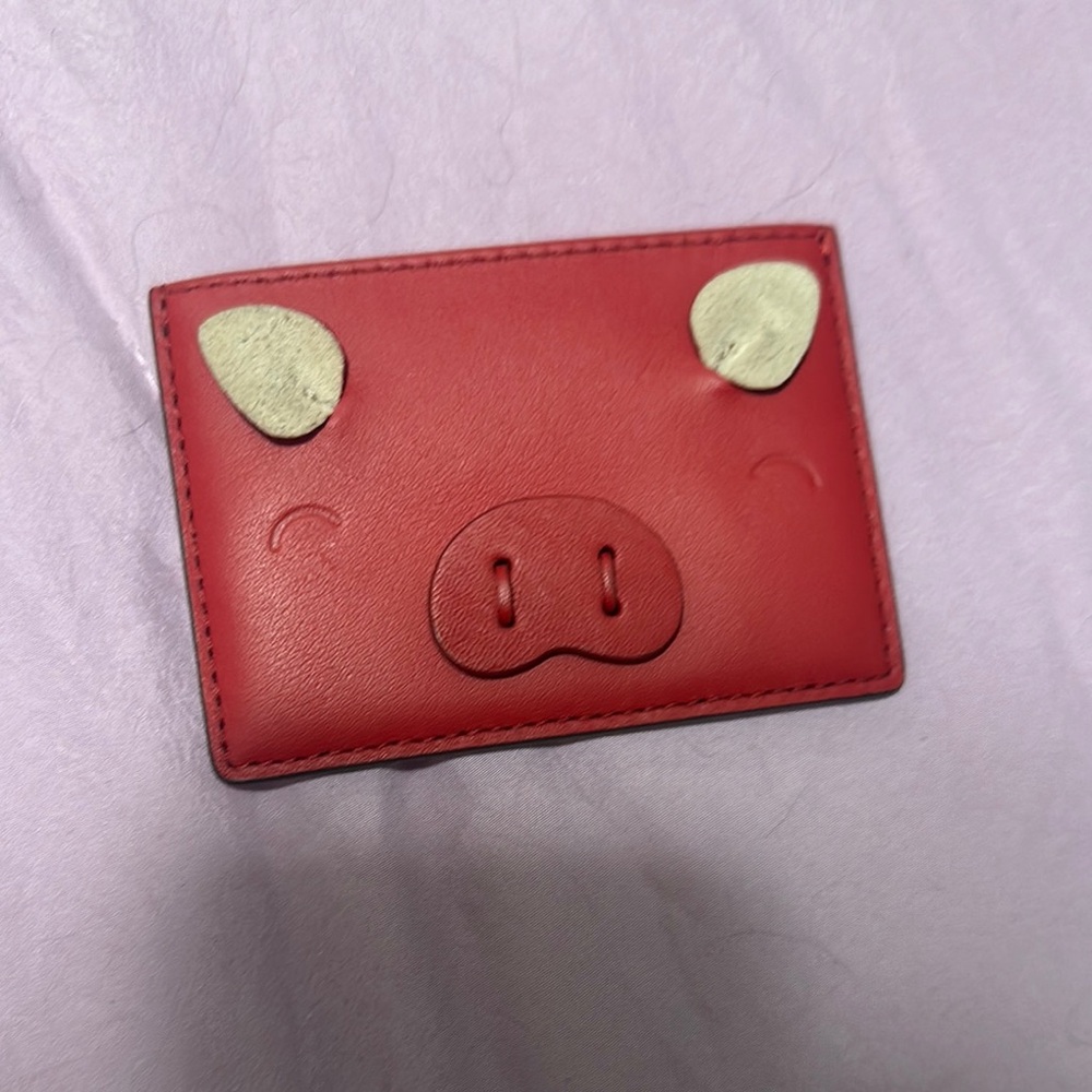 Kate Spade Pig Card Holder